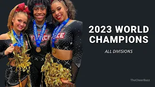 The Cheerleading Worlds 2023 Winners - ALL Teams & Divisions!