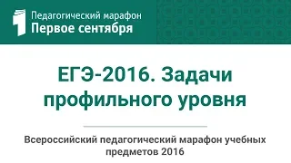 ЕГЭ-2016. Задачи профильного уровня. Формулировки, решения,  критерии оценивания