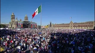 Ceremonia de entrega del Bastón de Mando y Primer Discurso a la Nación