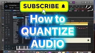 HOW TO QUANTIZE AUDIO & MIDI TUTORIAL EASY STEP BY STEP