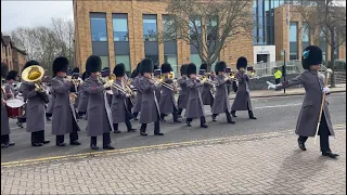 Band of the Grenadier Guards, 1st Battalion Welsh Guards - March back to Barracks