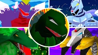Godzilla Unleashed: Double Smash - All Bosses & Ending (Gameplay in 4K 60FPS ULTRA HD)