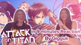 Attack On Titan - Reaction - IN 9 MINUTES by Gigguk
