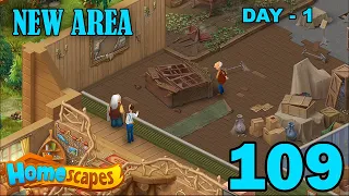 Homescapes Story Walkthrough Gameplay - Lake House New Room - Day 1 - Part 109