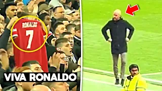 Man United Fans Chant "VIVA RONALDO" to Erik ten Hag while Losing to Brighton 🤬😱