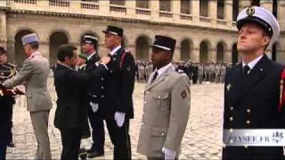 Cérémonie de prise d'armes de printemps aux Invalides