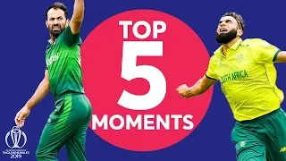 Tahir? Haris Sohail? | Pakistan vs South Africa  - Top 5 Moments | ICC Cricket World Cup 2019