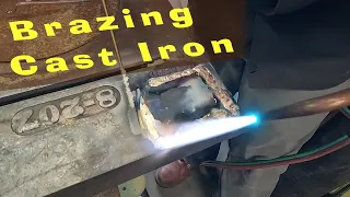 Steps to braze cast iron