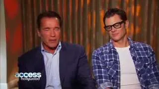 Arnold Schwarzenegger & Johnny Knoxville [The Last Stand]
