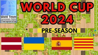 LATVIA vs UKRAINE and SPAIN vs CATALONIA  - pre-season Carcassonne World Cup matches