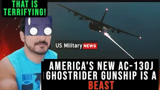 America's New AC-130J Ghostrider Gunship is a Beast | CG reacts