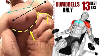 13 BEST CHEST WORKOUT WITH DUMBBELLS ONLY AT HOME OR AT GYM