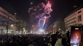 Berlin Germany, New Year 2023 Celebration at Brandenburg Gate | Travelogy