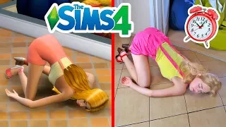 24 ЧАСА ЧЕЛЛЕНДЖ ЖИВУ Как СИМ из СИМС 4 SIMS 4 Challange Создание Персонажа Летсплей На Русском