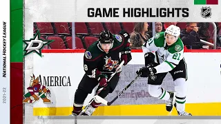 Stars @ Coyotes 2/20 l NHL Highlights 2022