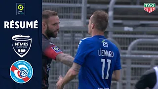 NÎMES OLYMPIQUE - RC STRASBOURG ALSACE (1 - 1) - Résumé - (NO - RCSA) / 2020-2021