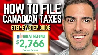 How To File Taxes in Canada 2024 ✅ Canadian Tax Return Tutorial 📖 TurboTax Canada Tutorial