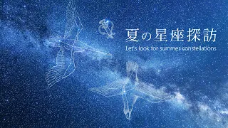 癒しの星空風景【夏の星座探訪】 タイムラプスで綴る夏の星座 Time Lapse Summer constellation 2022 4K