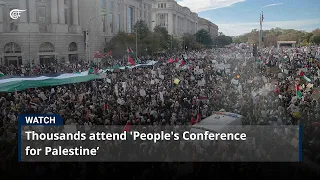 Thousands attend 'People's Conference for Palestine’