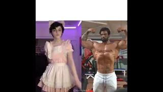 femboy vs chad template