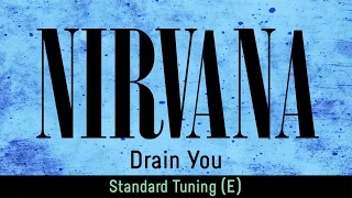 Nirvana - Drain You (backing track for guitar, standard tuning E)