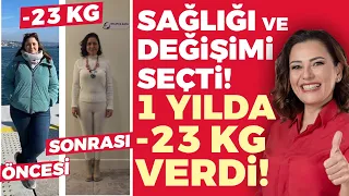 Kilo Verme Yöntemini Sizler İçin Anlattı! Bir Yılda Tam 23 Kilo! Değişime Adım Atın! | Dr. Ayça Kaya