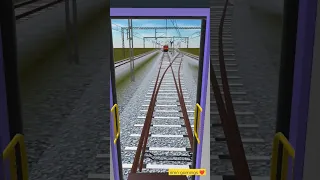 INDIAN TRAIN CROSSING 3D FUNNY GAMEPLAY 😍💯 || INDIAN TRAIN CROSSING 3D GAME #SHORTS #YOUTUBESHORTS