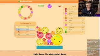 Getting Hundreds Of People Addicted To A Watermelon Game (Suika) [Twitch]