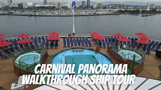 Carnival Panorama Walkthrough Ship Tour including Balcony Cabin 9292