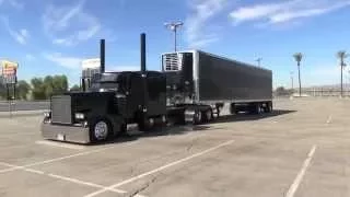 Dedicated Ride Peterbilt 379 Arriving And Parking At Truckin' For Kids 2014