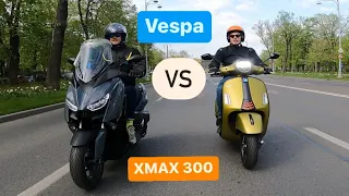 2023 Vespa 300 GTS VS Yamaha Xmax 300 | The Battle Of The Scooters