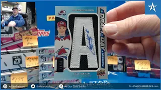 Cale Makar Draft Day Marks Auto #14/35 - 2019/20 Upper Deck SP Game Used Hockey Hobby Box Break!