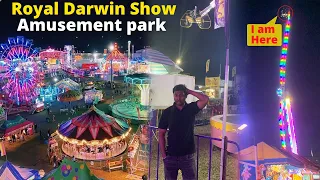 Nighttime Amusement Rides in Royal Darwin Show | Darwin, Australia | The MAGnificent Show