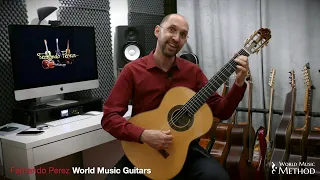 Arabic Guitar Melody on Maqam Bayati with Fernando Perez | Middle Eastern Microtones