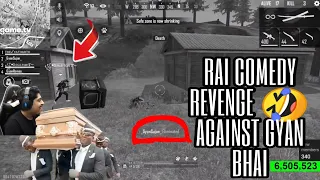 RAISTAR KILL GYAN BHAI WITH AIR DROP😂 | RAI FUNNY MOMENTS🤣