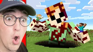 I Scared My Friend as GIANT ALEX in Minecraft