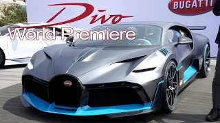 Bugatti Divo World Premiere at the Quail - Reveal and Interviews