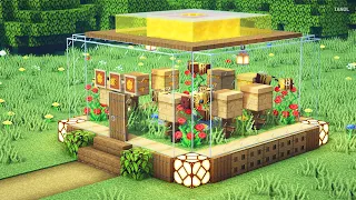 ⚒️ Minecraft | How To Build a Bee Farm House [마인크래프트 건축]