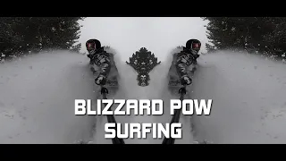 Blizzard Pow Surfing at Heavenly Resort