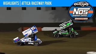 World of Outlaws NOS Energy Drink Sprint Cars | Attica Raceway Park | May 17, 2024 | HIGHLIGHTS