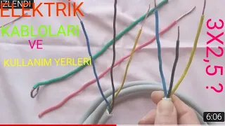 Kablo Çeşitleri ve Kullanım yerleri