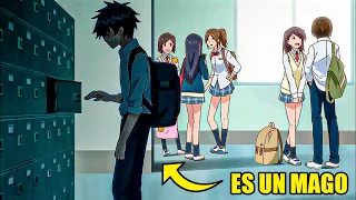 🔶ES UN PODEROSO MAGO EN OTRO MUNDO, PERO EN LA ESCUELA PRETENDE SER NORMAL | Anime RESUMIDO