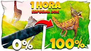 EU SOBREVIVI DO (0 a 100%) COM VARIOS DINOSSAUROS! Especial 20K - The Cursed Isle