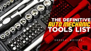 Auto Mechanic Tools List | Garage tools | automobile | Tools kit | shreeji motors