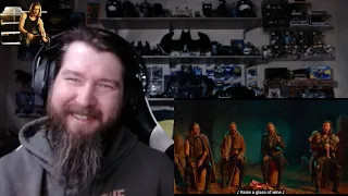 GBHR - Groovy reacts to I SEE FIRE - The Hobbit | Low Bass Singer Cover | Geoff Castellucci