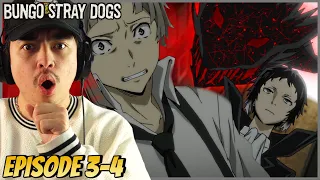 ATSUSHI VS AKUTAGAWA || Bungo Stray Dogs Episode 3 and 4 REACTION