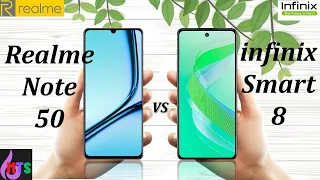 Realme Note 50 vs infinix smart 8