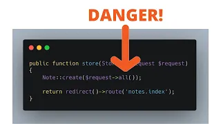 Danger of Using $request-all(), and How to Protect
