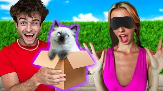 SURPRISING MY GIRLFRIEND WITH A KITTEN *emotional*