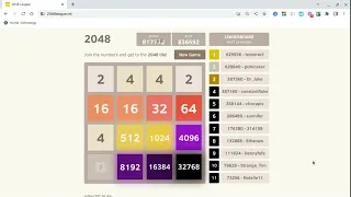 2048 - First 65536 tile achieved